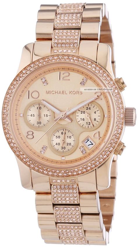 michael kors uhr damen gold klein|Michael Kors rose gold watch.